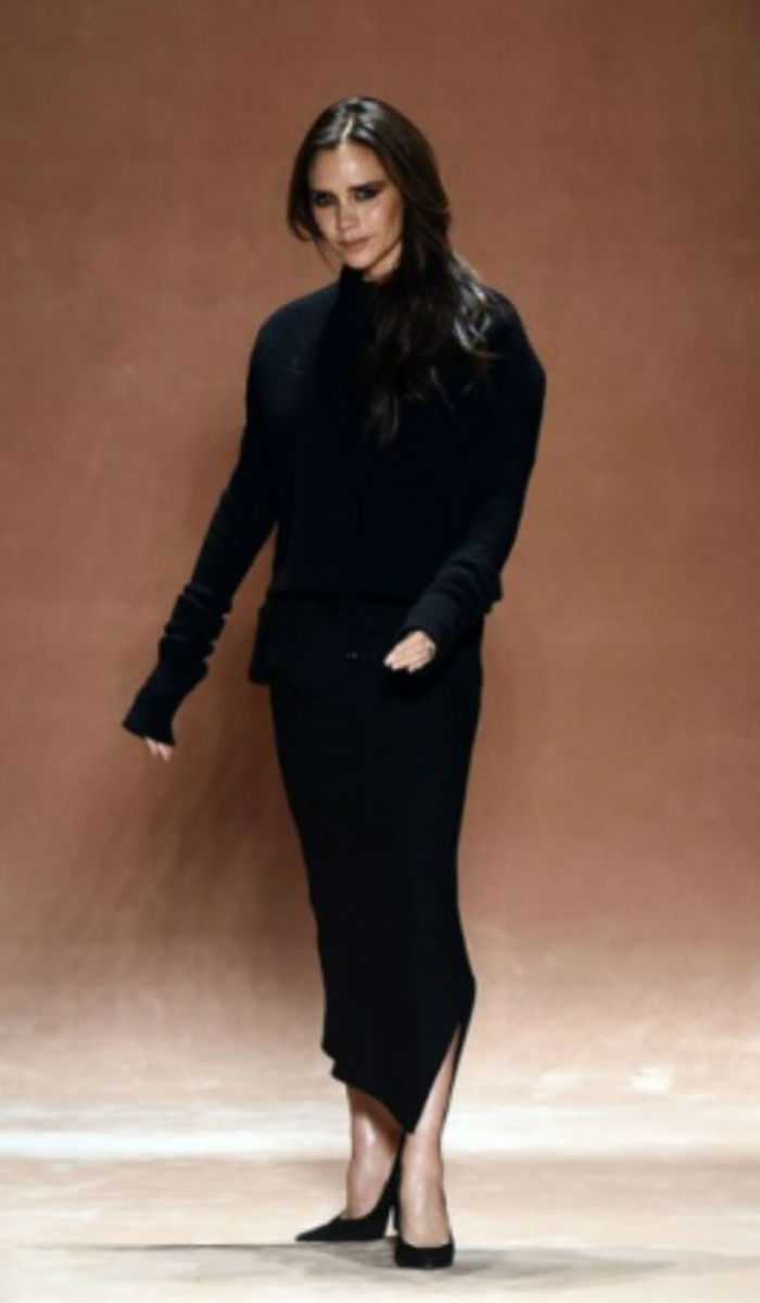 Victoria Beckham unveils sexier collection in New York
