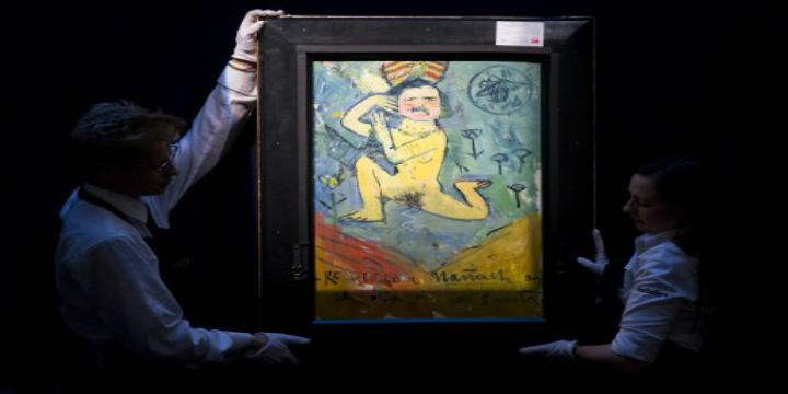 Picasso rare double-sided painting