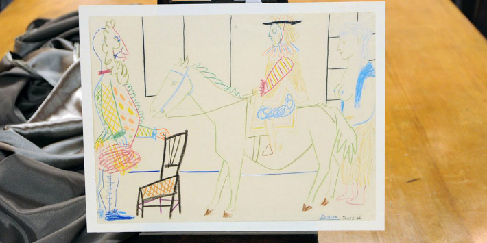 Meet “Au cirque”: the First Original Pablo Picasso Drawing