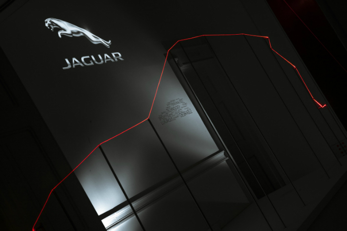 Jaguar Creates A Laser Sculpture For London's Design Biennale 2016
