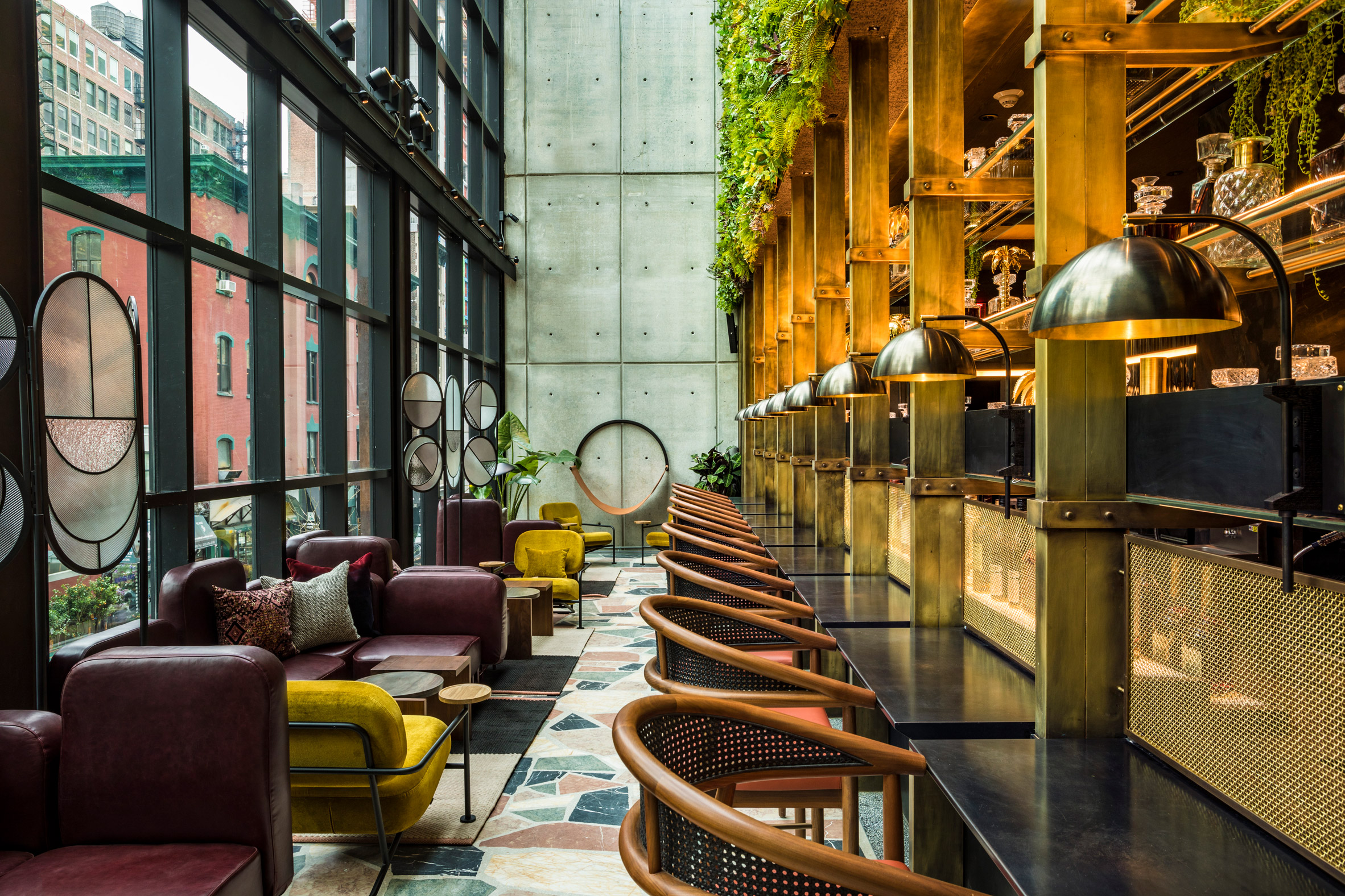 Yabu Pushelberg and Rockwell Group Bring Nature Inside NYC Hotel (1)